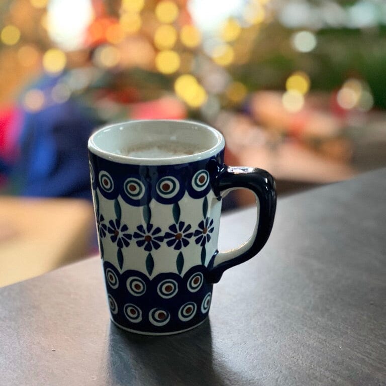 Mug, Pluton Mug, 12 oz in "Floral Peacock" by Manufaktura | K096T-54KK