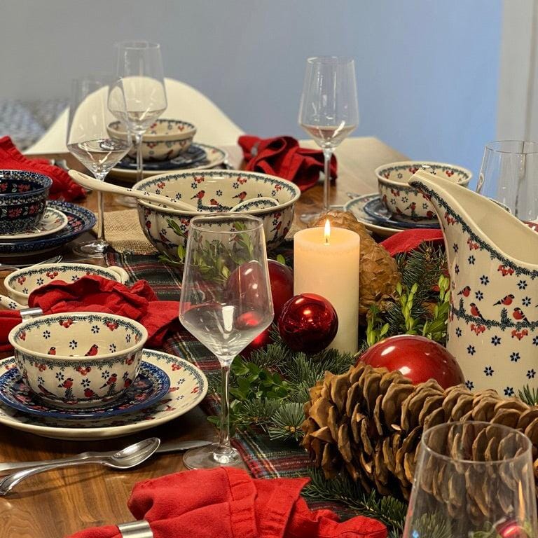 Ladle, Soup, 12" in "Red Bird" by Manufaktura | C020T-GILE