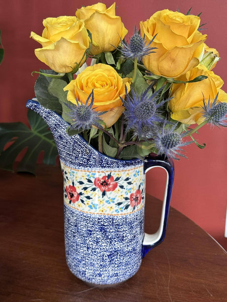 Pitcher, Fancy, 1.5 Liter in "Brilliant Wreath" by Manufaktura | D084S-WK78