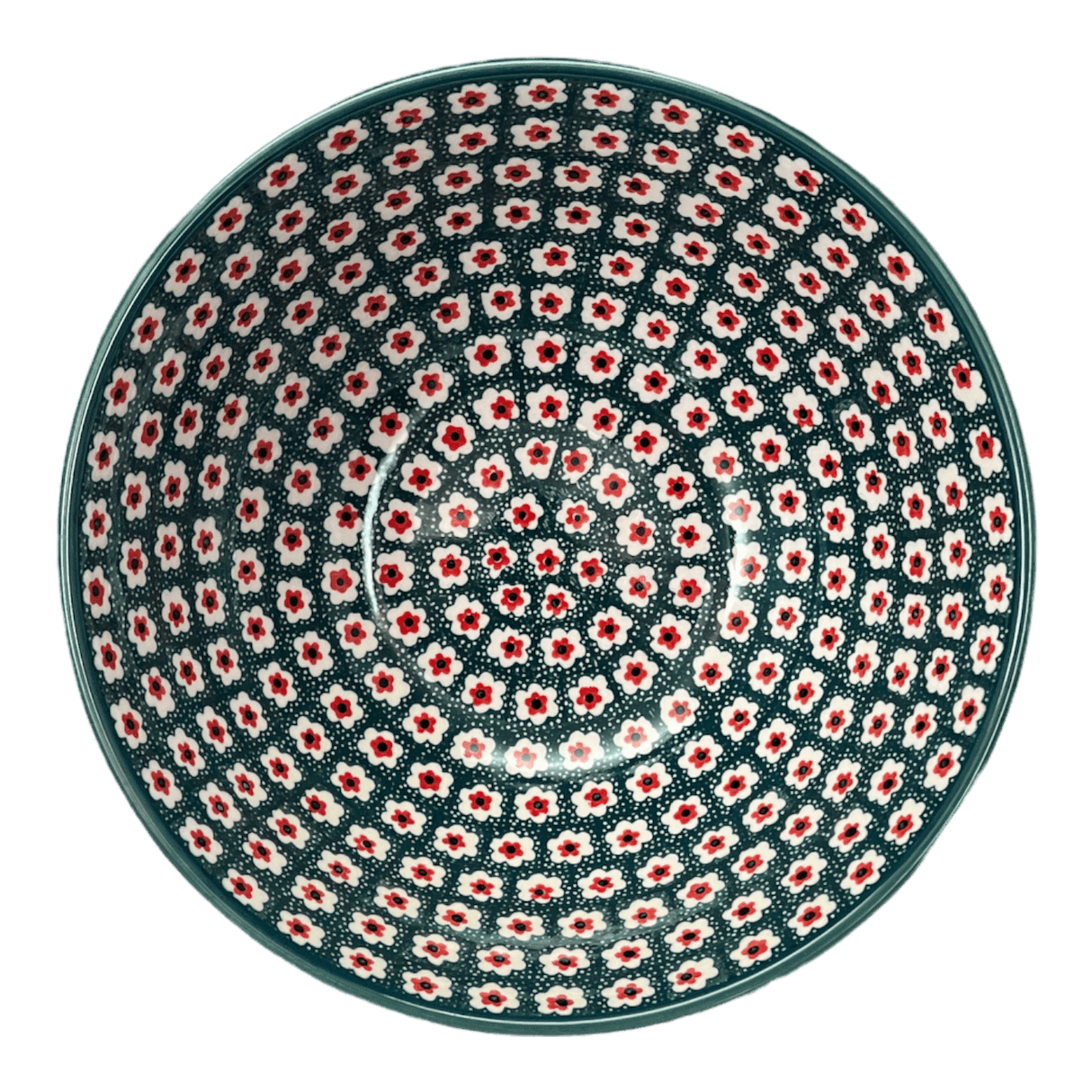 Bowl, Round, Kitchen, 9" in "Riot Daffodils" by Ceramika Artystyczna | A056-1174Q