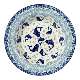 Polish Pottery CA Soup Plate (Koi Pond) | A014-2372X Additional Image at PolishPotteryOutlet.com