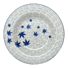 Polish Pottery CA Soup Plate (Blue Sweetgum) | A014-2545X at PolishPotteryOutlet.com