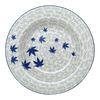 Polish Pottery C.A. Soup Plate (Blue Sweetgum) | A014-2545X at PolishPotteryOutlet.com