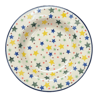 A picture of a Polish Pottery C.A. Soup Plate (Star Shower) | A014-359X as shown at PolishPotteryOutlet.com/products/9-25-soup-pasta-plate-star-shower-a014-359x