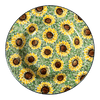 Polish Pottery CA Soup Plate (Sunflower Fields) | A014-U4737 at PolishPotteryOutlet.com