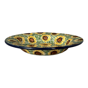 Polish Pottery CA Soup Plate (Sunflower Fields) | A014-U4737 Additional Image at PolishPotteryOutlet.com