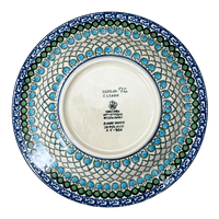 A picture of a Polish Pottery C.A. Soup Plate (Mediterranean Waves) | A014-U72 as shown at PolishPotteryOutlet.com/products/9-25-soup-pasta-plate-mediterranean-waves-a014-u72