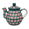 Polish Pottery CA 10 oz. Individual Teapot (Riot Daffodils) | A020-1174Q at PolishPotteryOutlet.com