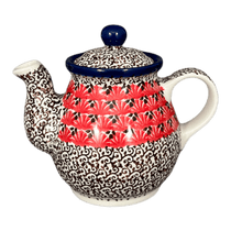 C.A. 10 oz. Individual Teapot (Coral Fans) | A020-2199X