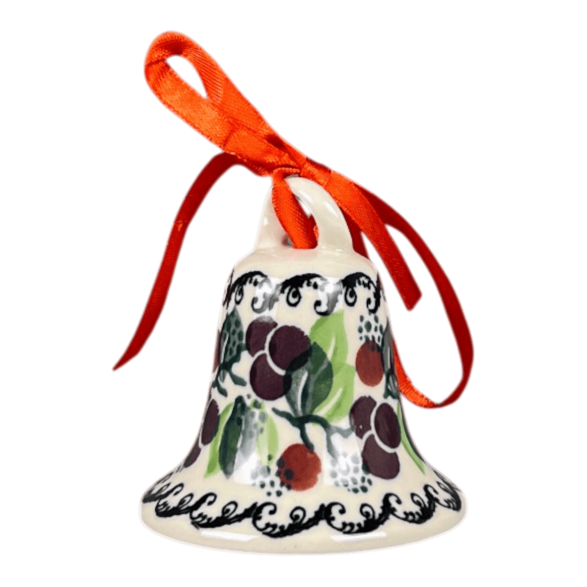 Ornament, Bell, 3" in "Sugar Plums" by Ceramika Artystyczna | A029-2838Q