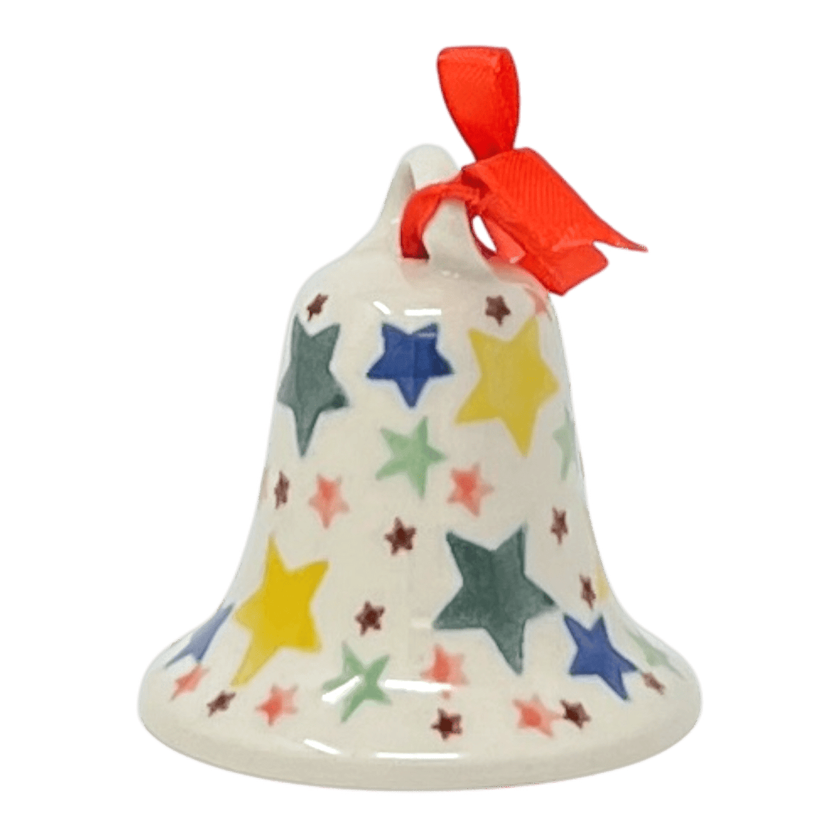 Ornament, Bell, 3" in "Star Shower" by Ceramika Artystyczna | A029-359X