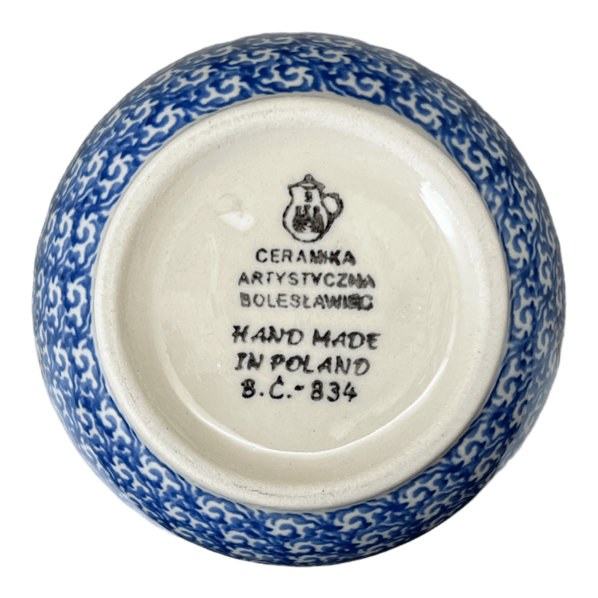 Vase, Tall, 4" in "Winter Skies" by Ceramika Artystyczna | A048-2826X