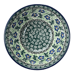 Polish Pottery CA 7.75" Kitchen Bowl (Clematis) | A057-1538X Additional Image at PolishPotteryOutlet.com