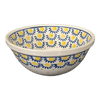 Polish Pottery CA 6.75" Kitchen Bowl (Sunny Circle) | A058-0215 at PolishPotteryOutlet.com