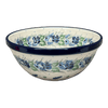 Polish Pottery CA 6.75" Kitchen Bowl (Hyacinth in the Wind) | A058-2037X at PolishPotteryOutlet.com
