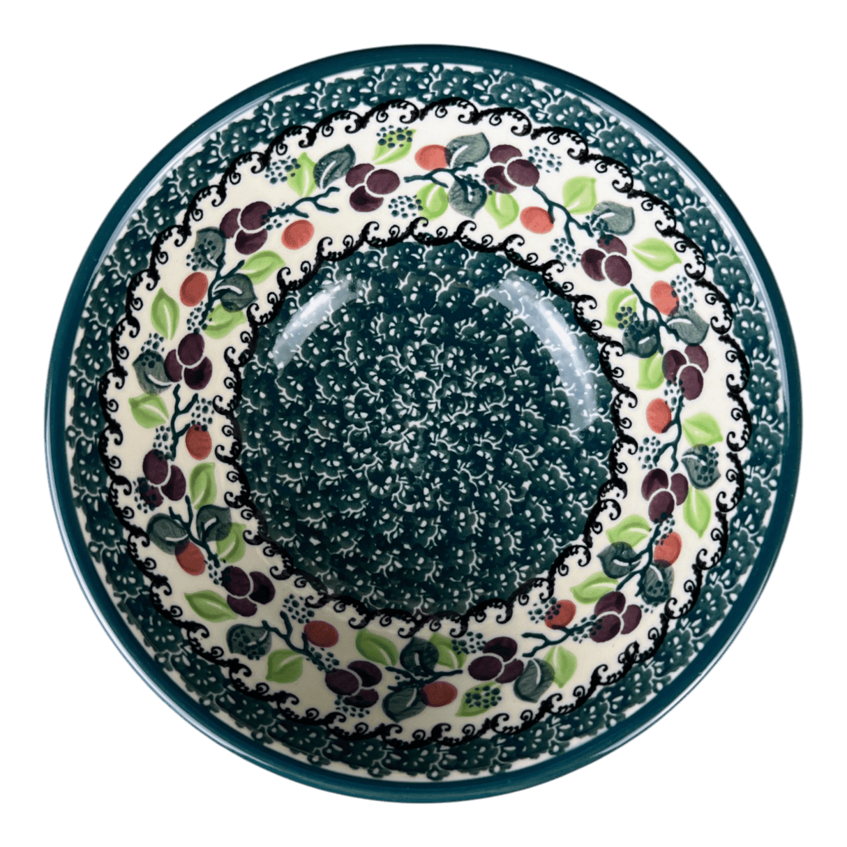Bowl, Round, Kitchen, 6.75" in "Sugar Plums" by Ceramika Artystyczna | A058-2838Q