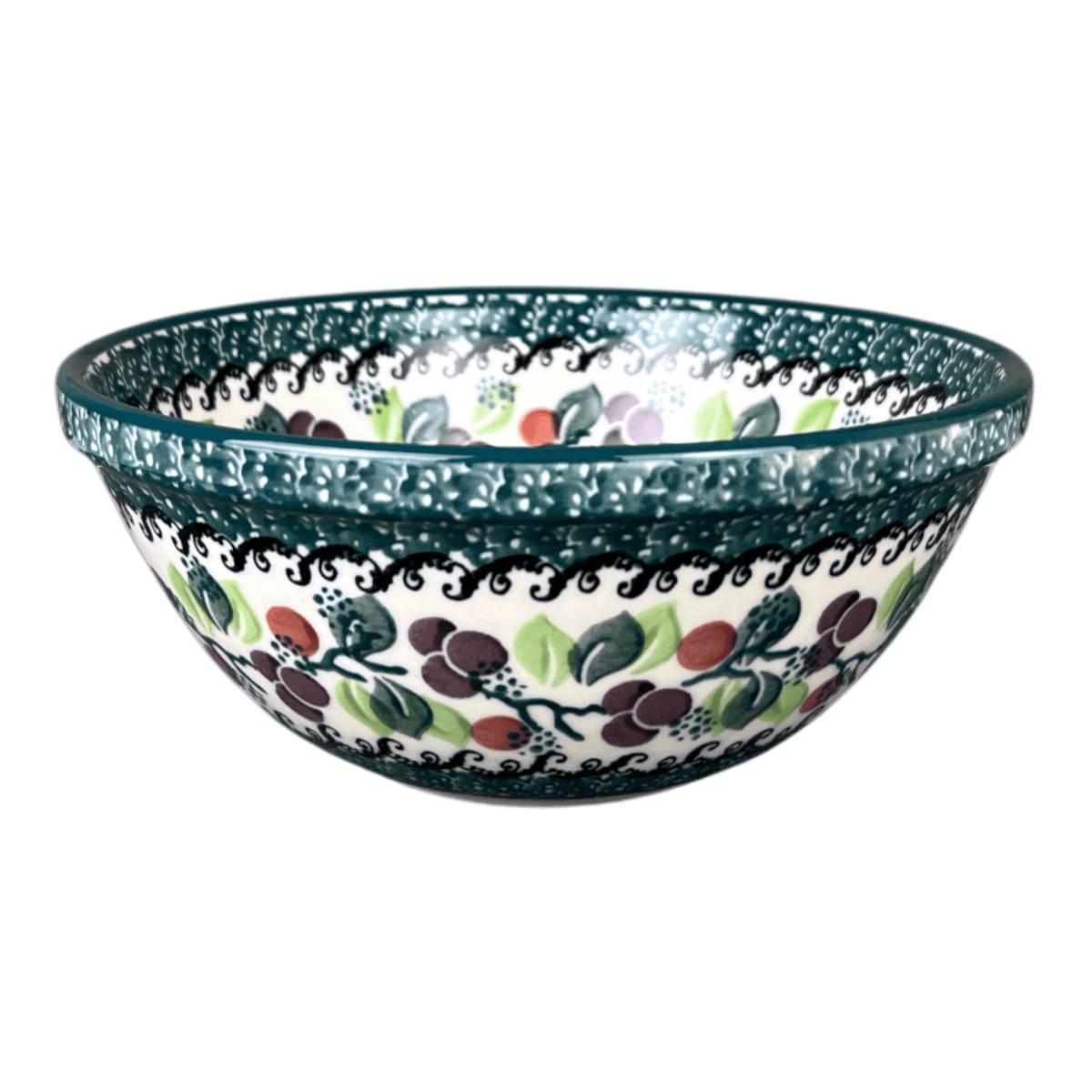 Bowl, Round, Kitchen, 6.75" in "Sugar Plums" by Ceramika Artystyczna | A058-2838Q