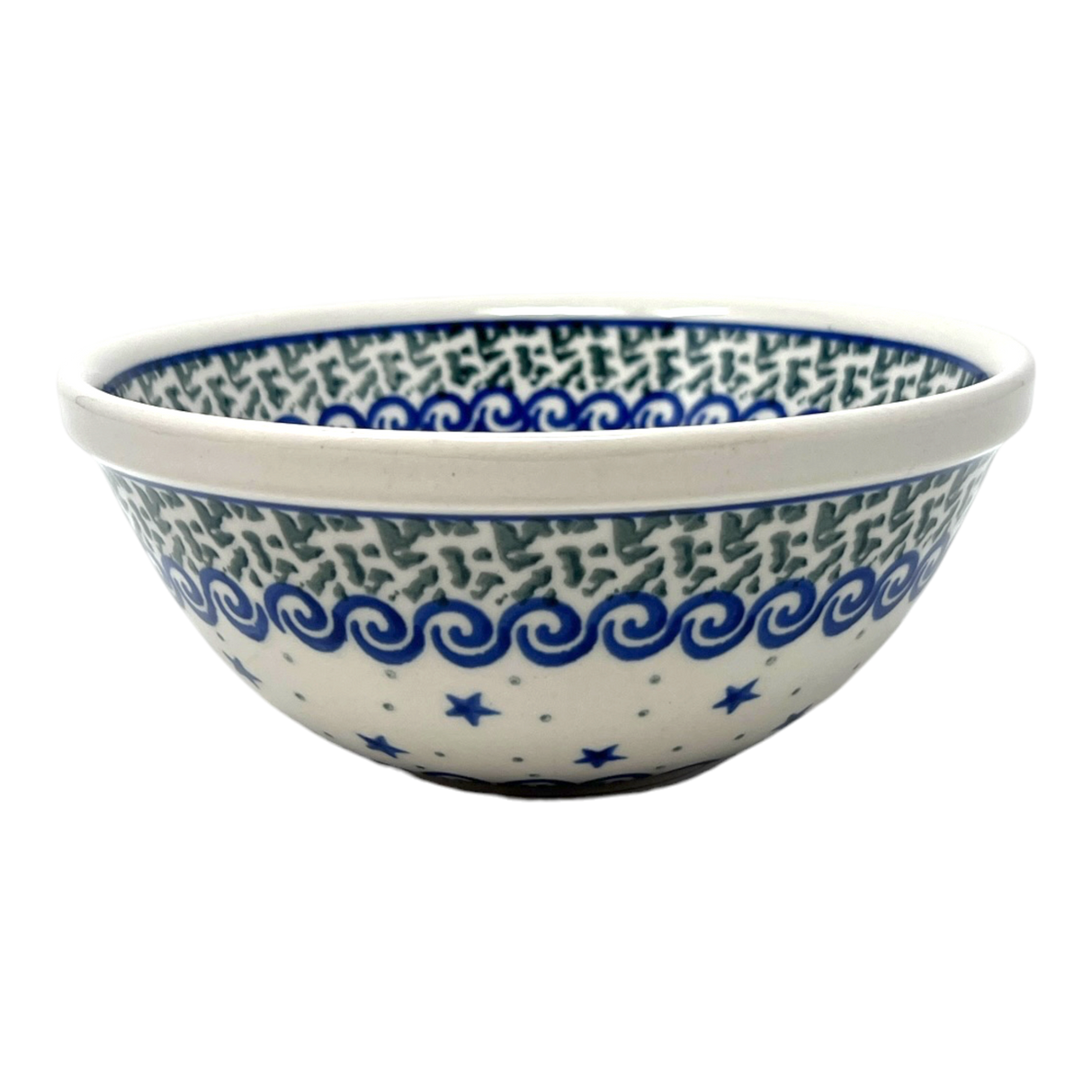 Bowl, Round, Kitchen, 6.75" in "Starry Sea" by Ceramika Artystyczna | A058-454C