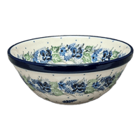 A picture of a Polish Pottery CA 5.5" Kitchen Bowl (Hyacinth in the Wind) | A059-2037X as shown at PolishPotteryOutlet.com/products/5-5-kitchen-bowl-hyacinth-in-the-wind-a059-2037x