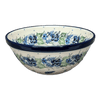 Polish Pottery C.A. 5.5" Kitchen Bowl (Hyacinth in the Wind) | A059-2037X at PolishPotteryOutlet.com