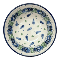 A picture of a Polish Pottery CA 5.5" Kitchen Bowl (Hyacinth in the Wind) | A059-2037X as shown at PolishPotteryOutlet.com/products/5-5-kitchen-bowl-hyacinth-in-the-wind-a059-2037x