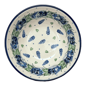 Polish Pottery C.A. 5.5" Kitchen Bowl (Hyacinth in the Wind) | A059-2037X Additional Image at PolishPotteryOutlet.com