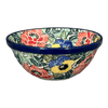 Polish Pottery CA 5.5" Kitchen Bowl (Tropical Love) | A059-U4705 at PolishPotteryOutlet.com