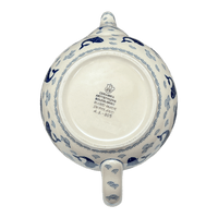A picture of a Polish Pottery C.A. 40 oz. Teapot (Koi Pond) | A060-2372X as shown at PolishPotteryOutlet.com/products/40-oz-teapot-koi-pond-a060-2372x