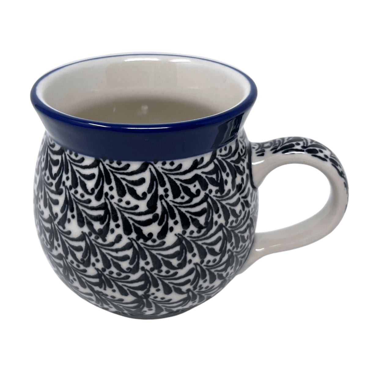 Mug, Belly Mug, 12 oz Medium in "Night Breeze" by Ceramika Artystyczna | A070-2265