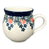 Polish Pottery CA 12 oz. Belly Mug (Strawberry Patch) | A070-721X at PolishPotteryOutlet.com