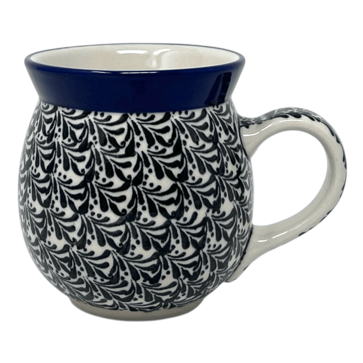 Mug, Belly Mug, 16 oz Large in "Night Breeze" by Ceramika Artystyczna | A073-2265