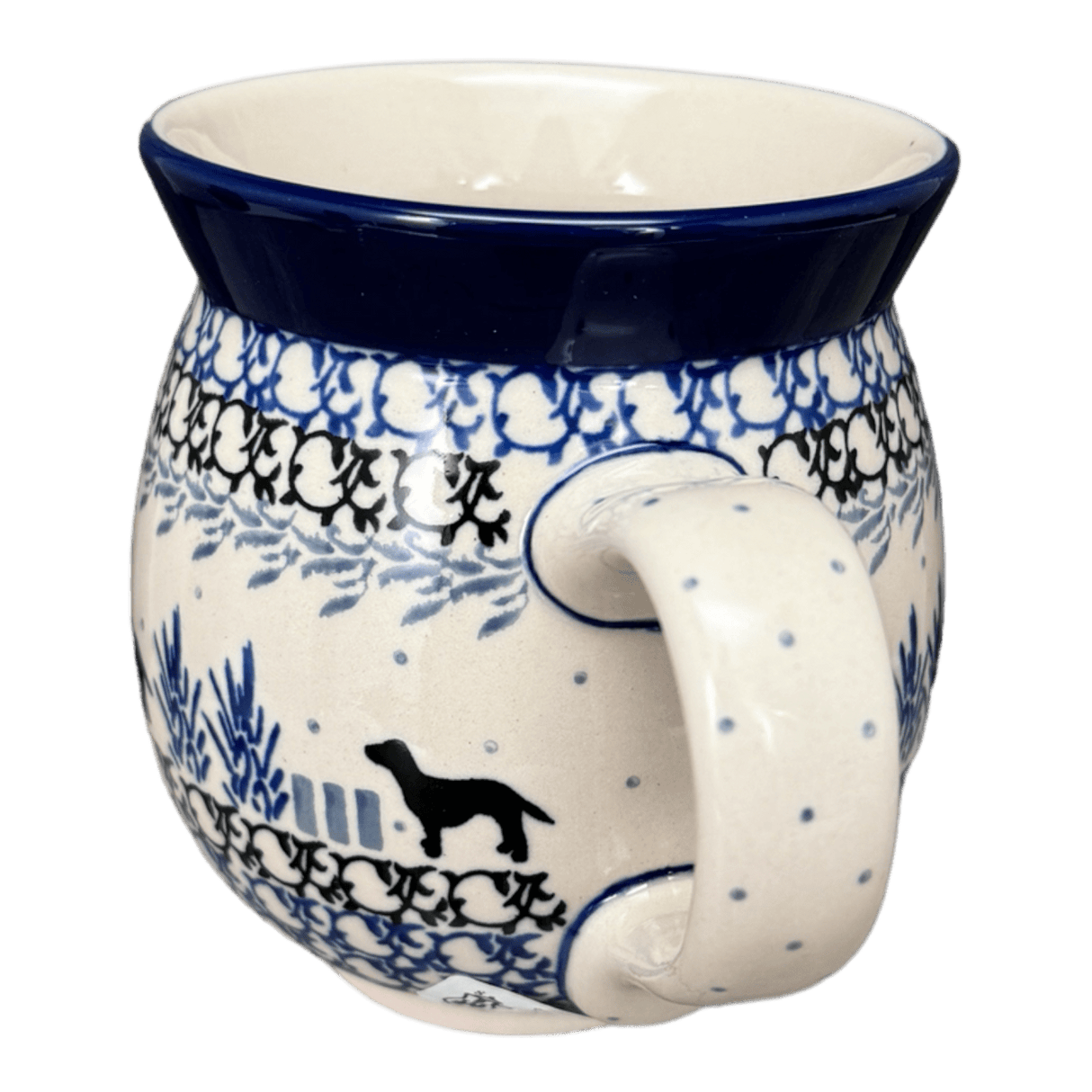 Mug, Belly Mug, 16 oz Large in "Labrador Loop" by Ceramika Artystyczna | A073-2862X