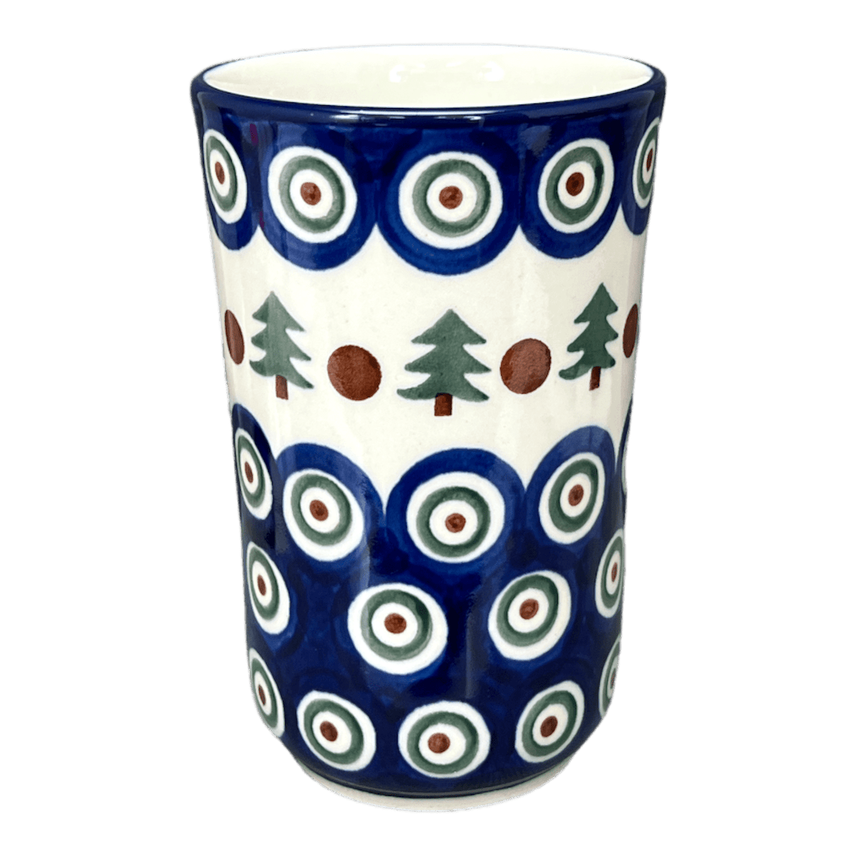 Tumbler, 12 oz in "Peacock Pine" by Ceramika Artystyczna | A076-366X