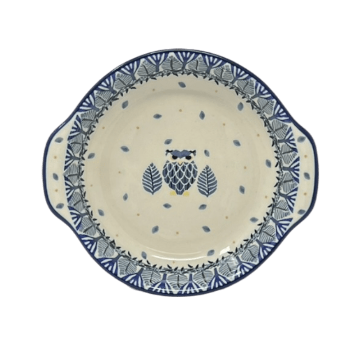 Casserole, Round, Small, 6.5" x 7.25" in "Forest Owl" by Ceramika Artystyczna | A142-3327X