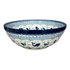 Polish Pottery CA 12.75" Bowl (Koi Pond) | A154-2372X at PolishPotteryOutlet.com