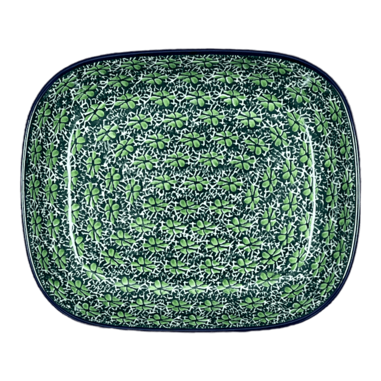 Baker, Rectangular, 7.5" x 9" in "Pride of Ireland" by Ceramika Artystyczna | A159-2461X