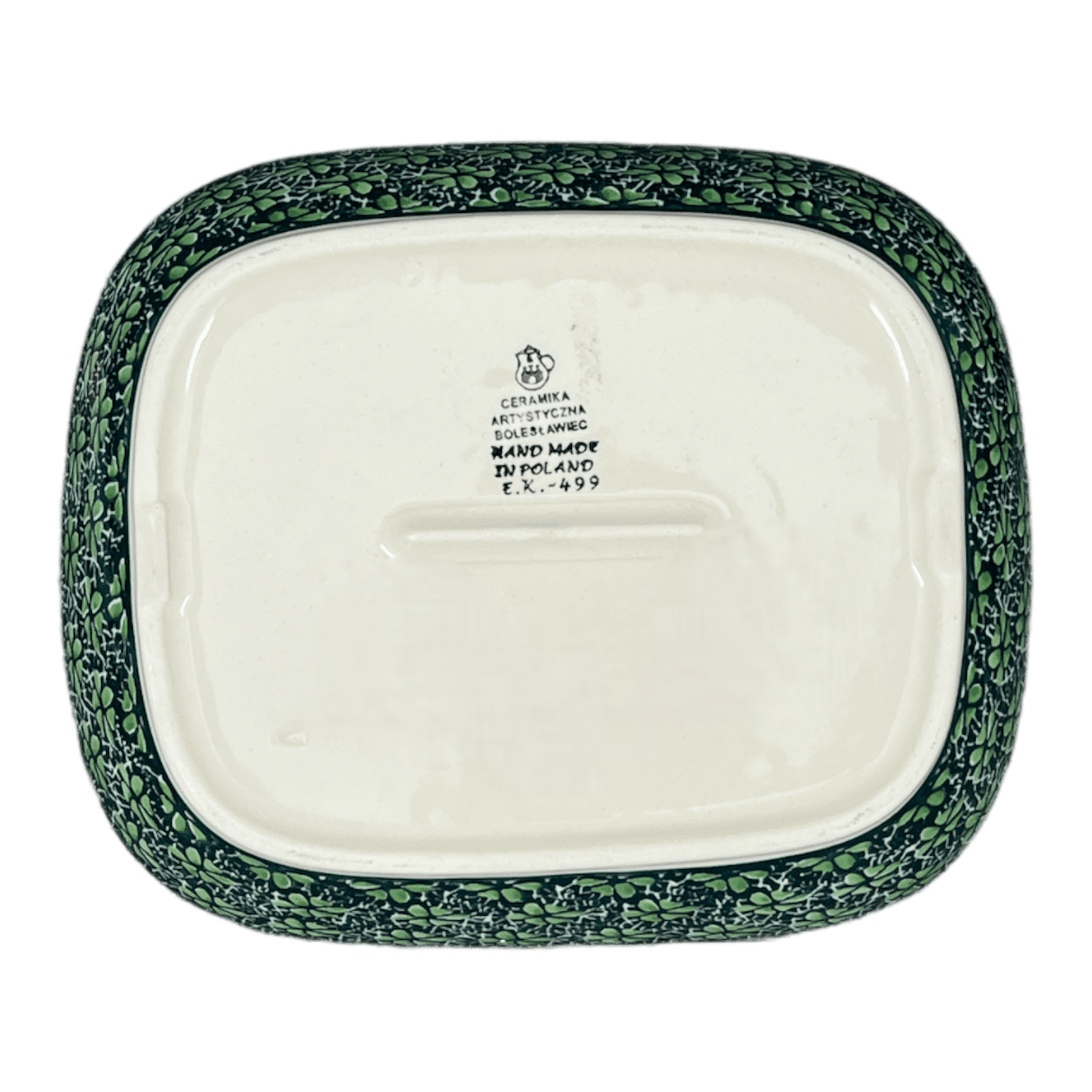 Baker, Rectangular, 7.5" x 9" in "Pride of Ireland" by Ceramika Artystyczna | A159-2461X