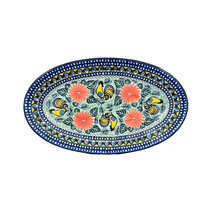 C.A. 14.75" x 8.5" Oval Platter (Regal Roosters) | A205-U2617