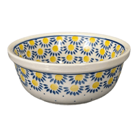 A picture of a Polish Pottery CA 6.25" Bowl (Sunny Circle) | A209-0215 as shown at PolishPotteryOutlet.com/products/6-25-bowl-sunny-circle-a209-0215
