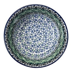 Polish Pottery CA 6.25" Bowl (Ring of Green) | A209-1479X Additional Image at PolishPotteryOutlet.com