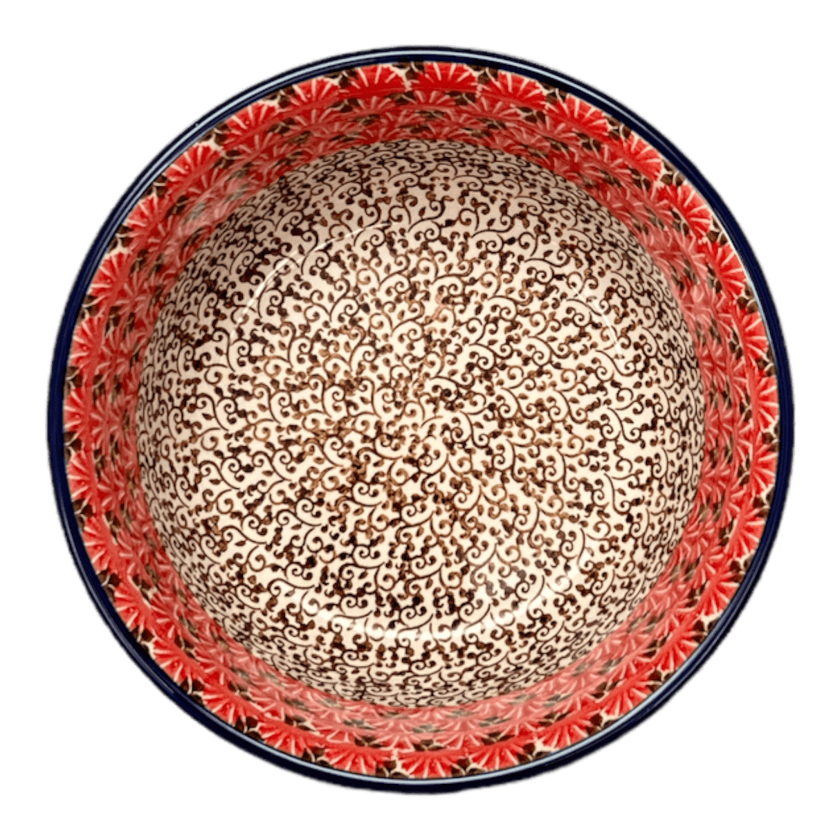 Bowl, Round, 6.25" in "Coral Fans" by Ceramika Artystyczna | A209-2199X