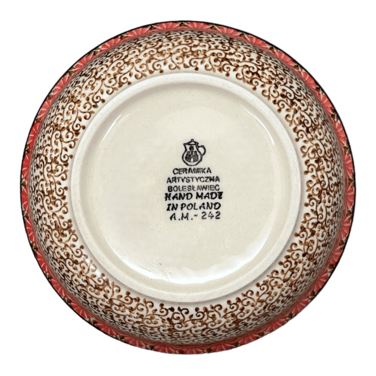 Bowl, Round, 6.25" in "Coral Fans" by Ceramika Artystyczna | A209-2199X