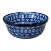 Polish Pottery CA 6.25" Bowl (Wavy Blues) | A209-905X at PolishPotteryOutlet.com