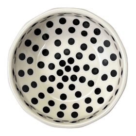 Polish Pottery CA Multangular Bowl (Dalmatian) | A221-2308 Additional Image at PolishPotteryOutlet.com