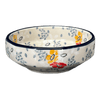 Polish Pottery C.A. Multangular Bowl (Soft Bouquet) | A221-2378X at PolishPotteryOutlet.com