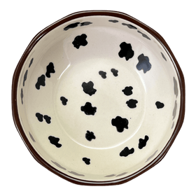 Polish Pottery CA Multangular Bowl (Cowabunga) | A221-2416V Additional Image at PolishPotteryOutlet.com