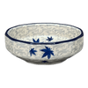Polish Pottery CA Multangular Bowl (Blue Sweetgum) | A221-2545X at PolishPotteryOutlet.com