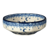 Polish Pottery CA Multangular Bowl (Winter Skies) | A221-2826X at PolishPotteryOutlet.com