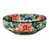 Polish Pottery C.A. Multangular Bowl (Tropical Love) | A221-U4705 at PolishPotteryOutlet.com