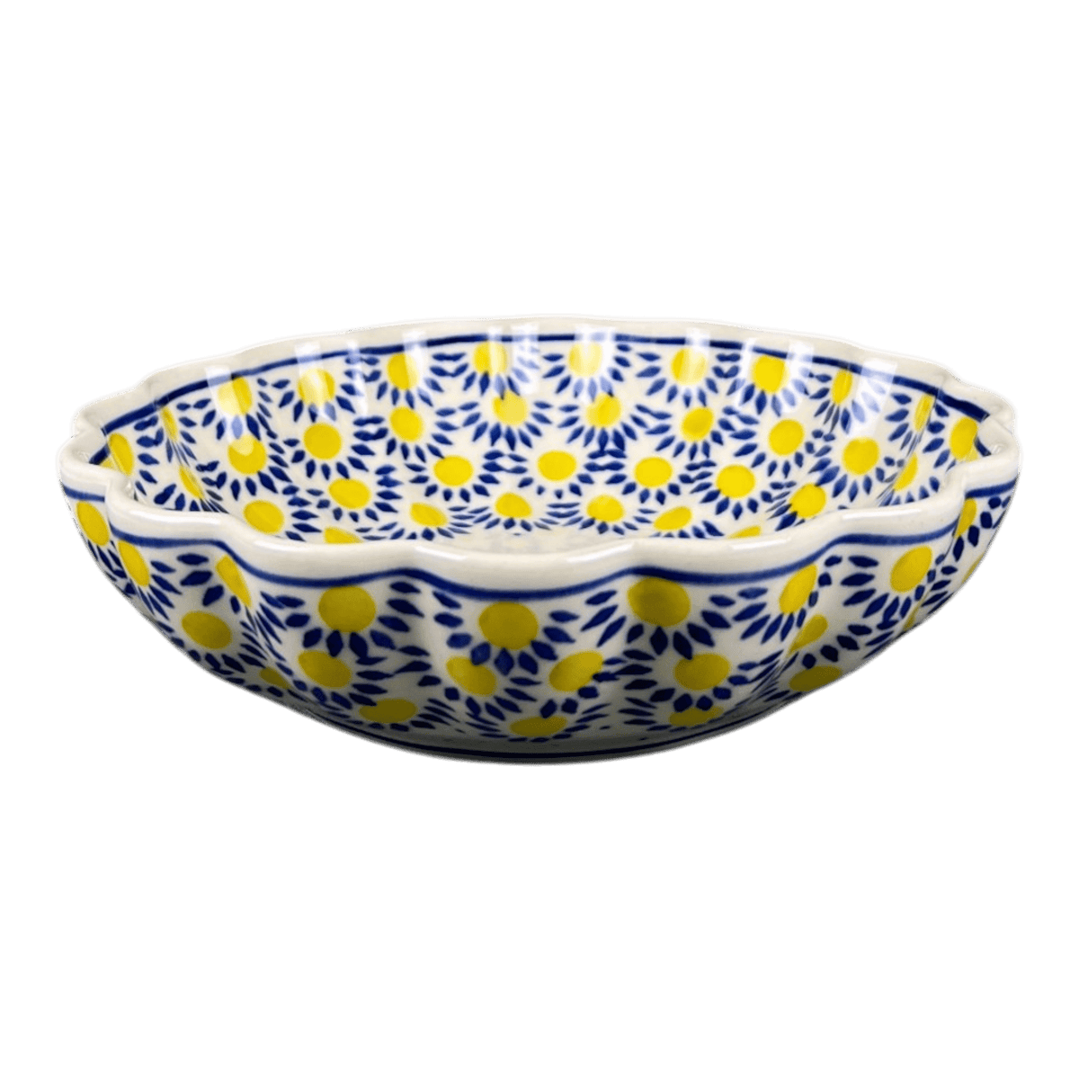 Bowl, Round, Blossom, 7.5" in "Sunny Circle" by Ceramika Artystyczna | A249-0215
